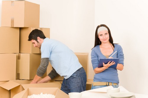 Packing supplies and organised preparation for flat removals in Twickenham