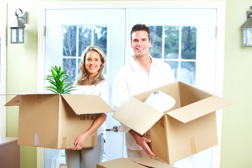 Careful loading of furniture for a small removal service in Twickenham
