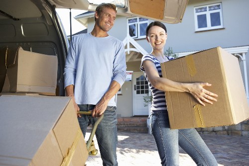 Well-labelled boxes and practical household storage organisation in Twickenham